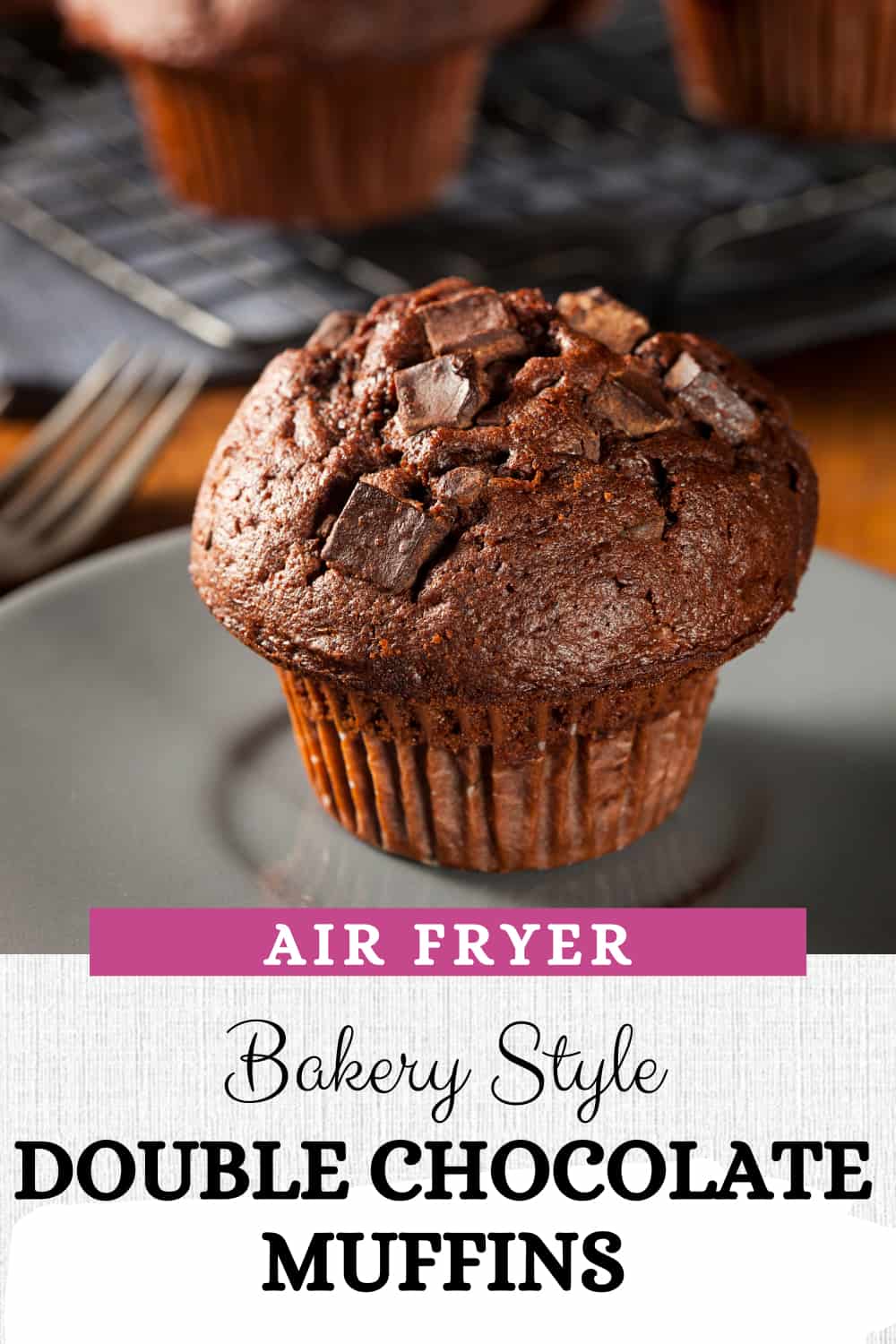 Air Fryer Chocolate Muffins
