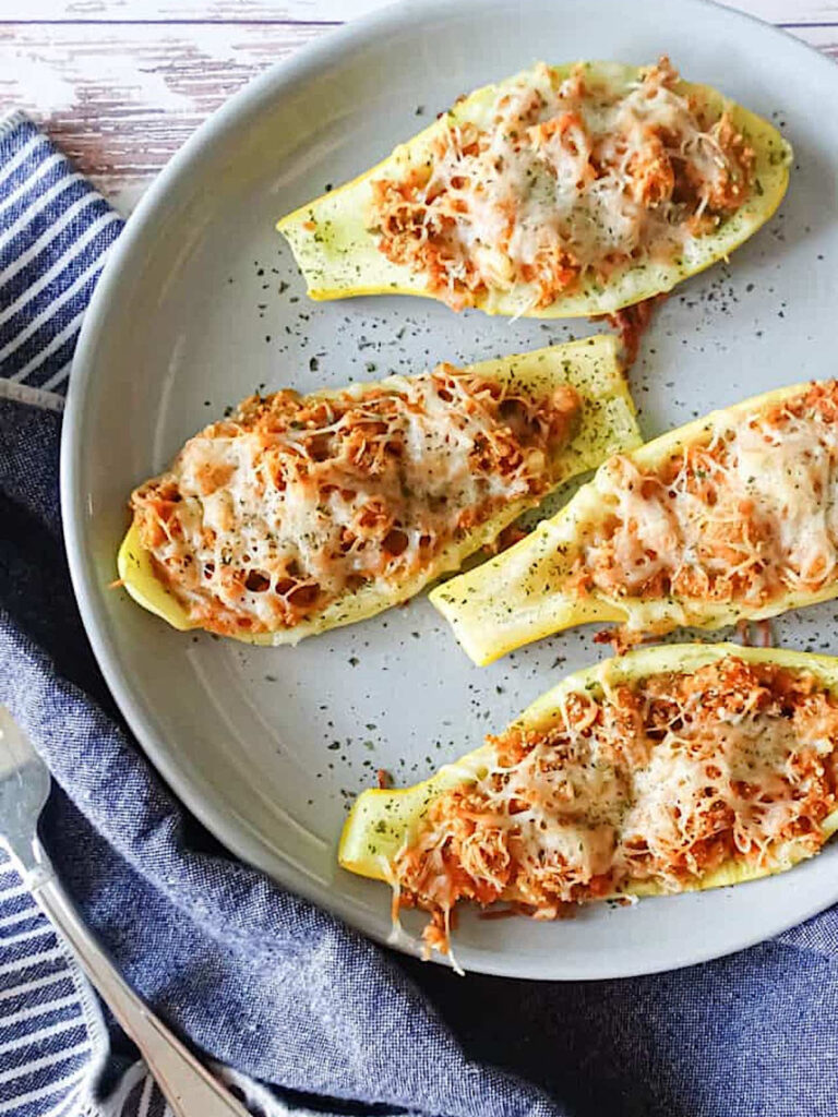 Stuffed Yellow Squash (Air Fryer and Oven Methods) - Tasty Oven