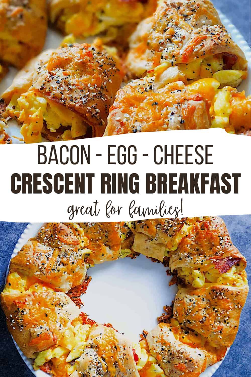 Crescent Breakfast Ring (Bacon, Egg and Cheese)