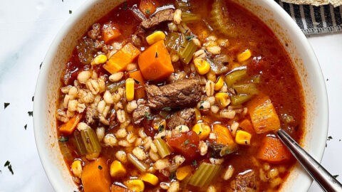 Beef barley discount stew pressure cooker