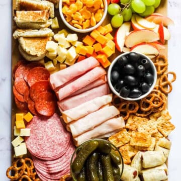 kid-friendly charcuterie board