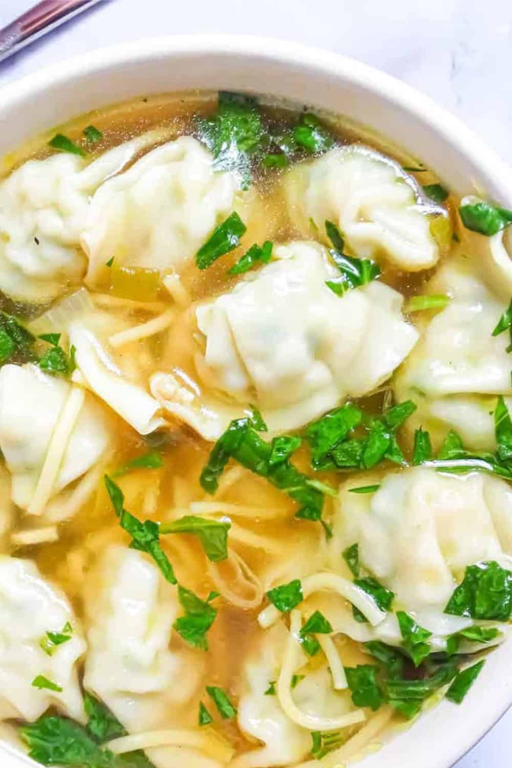 Instant Pot Wonton Soup - Easy 20 Minute Dinner | Tasty Oven