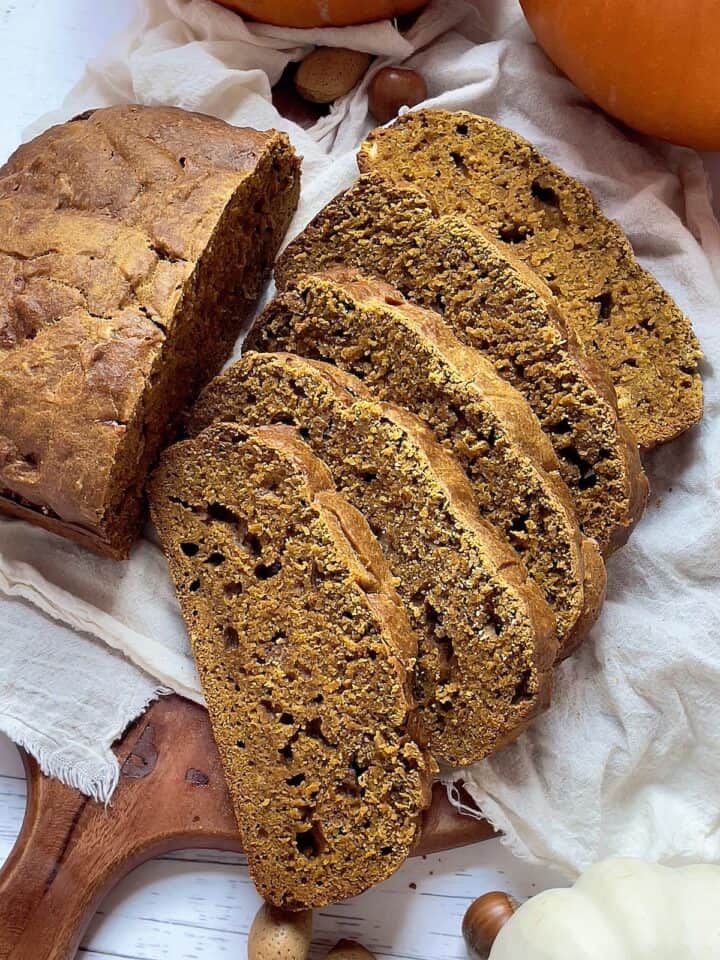 Easy Bread Machine Pumpkin Bread Recipe