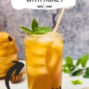 iced green tea pinterest image