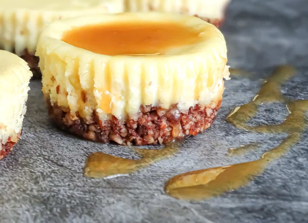 salted caramel mini cheesecake recipe