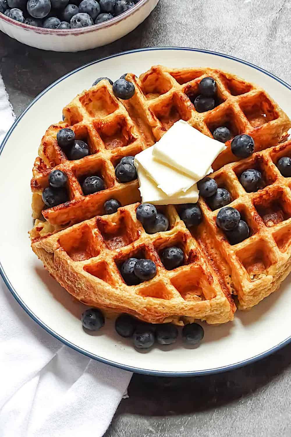 Cottage Cheese Waffles with Quick Oats – Tasty Oven