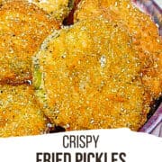 crispy fried pickles pinterest image