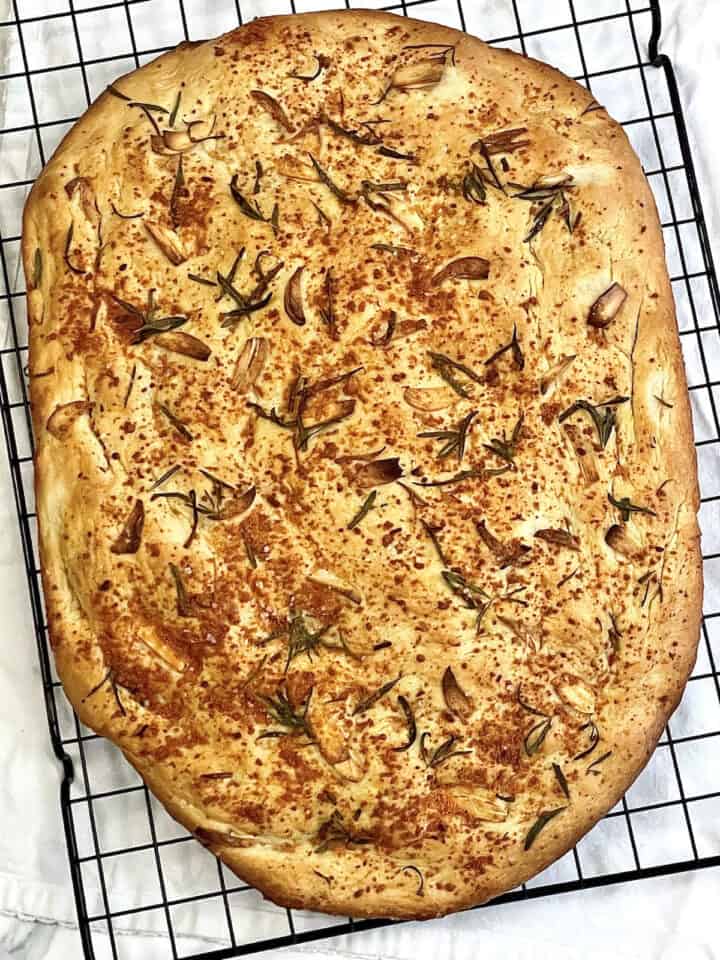 Bread Machine Focaccia Recipe Rosemary Garlic Focaccia
