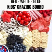 patriotic charcuterie board pin image