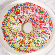 rainbow swirl cake featured image