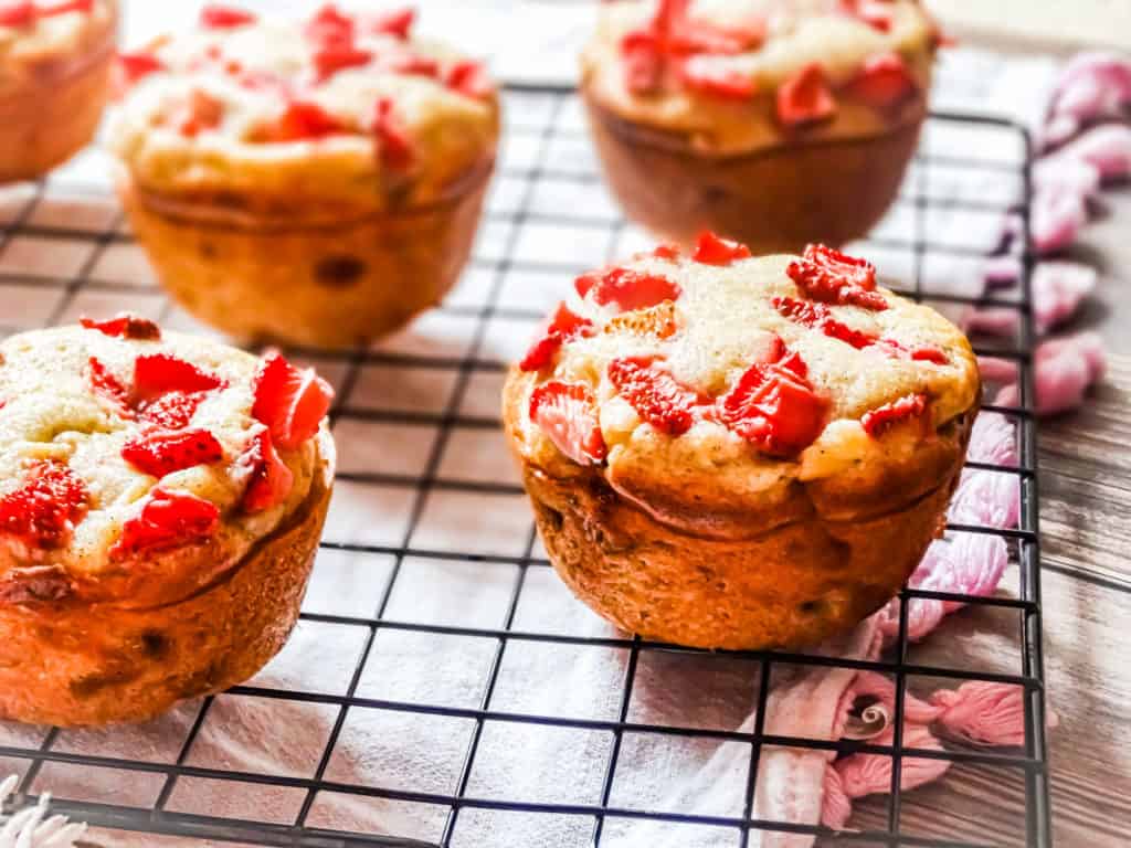 Best Banana Strawberry Muffins Recipe With Almond Milk Tasty Oven