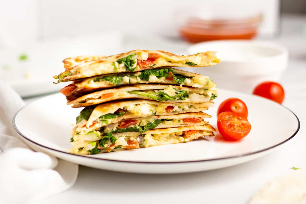 Mediterranean Quesadillas