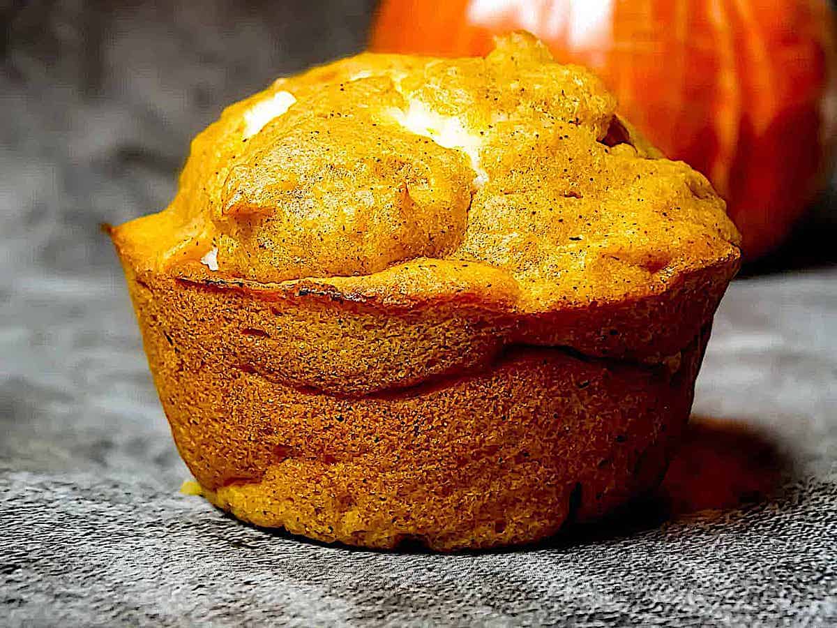 pumpkin cream cheese muffin