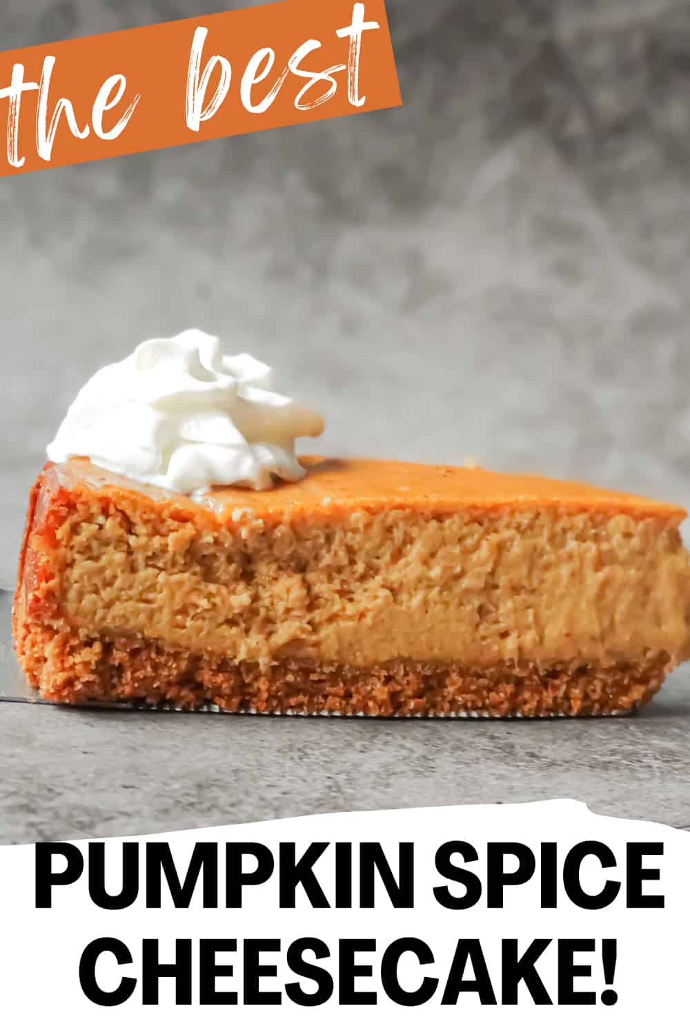Pumpkin Spice Cheesecake with Nutmeg Crust