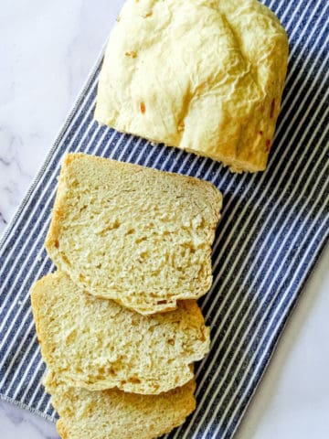 sliced bread machine garlic bread