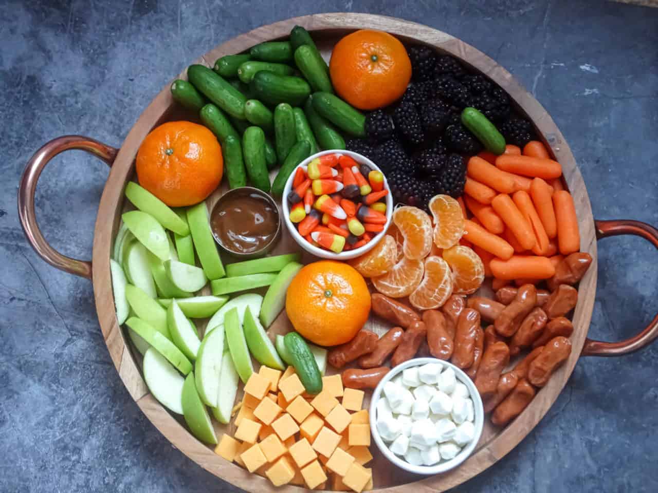 How To Make A Healthy Halloween Snack Board For Kids Tasty Oven