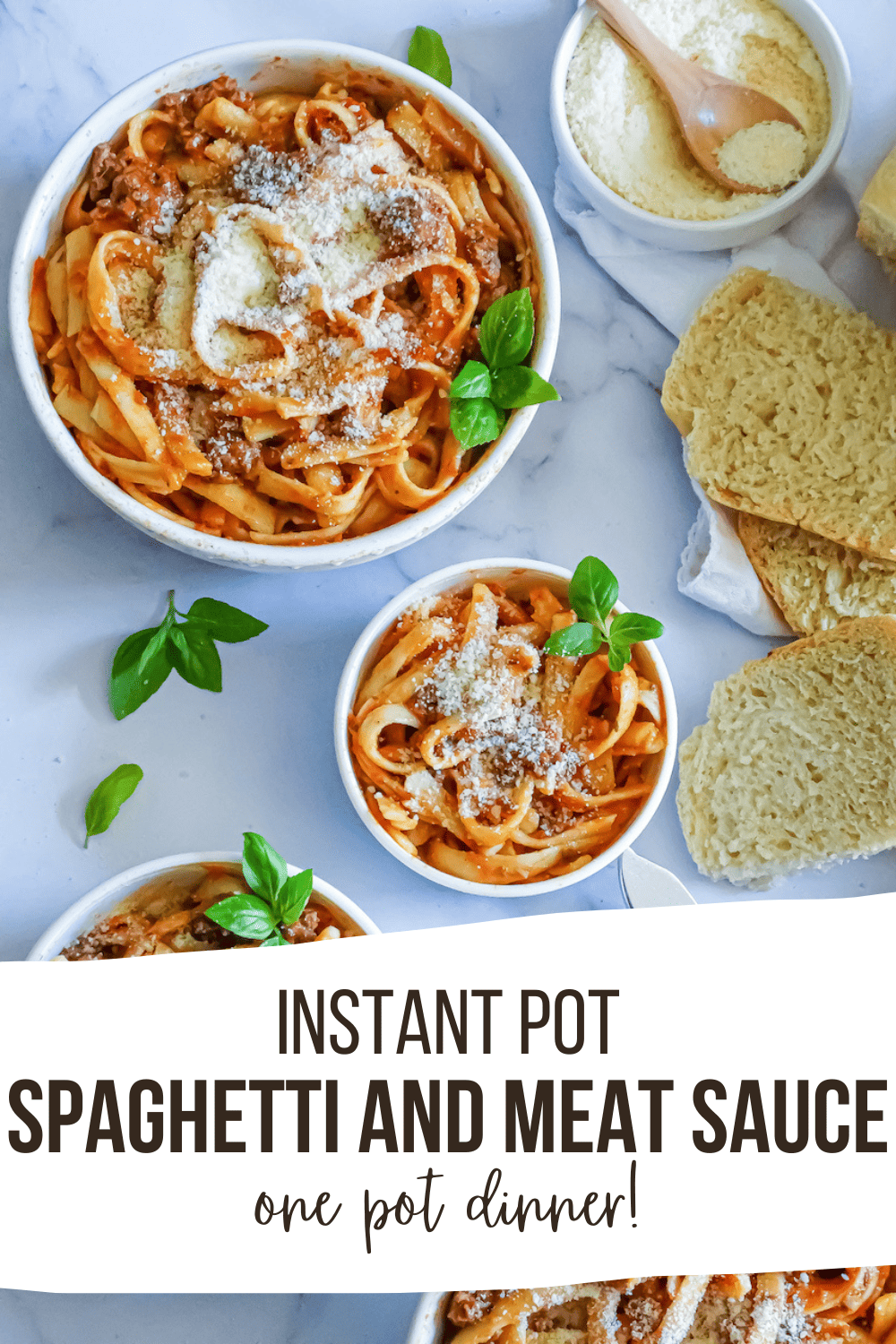 Quick & Easy Instant Pot Spaghetti and Meat Sauce Recipe