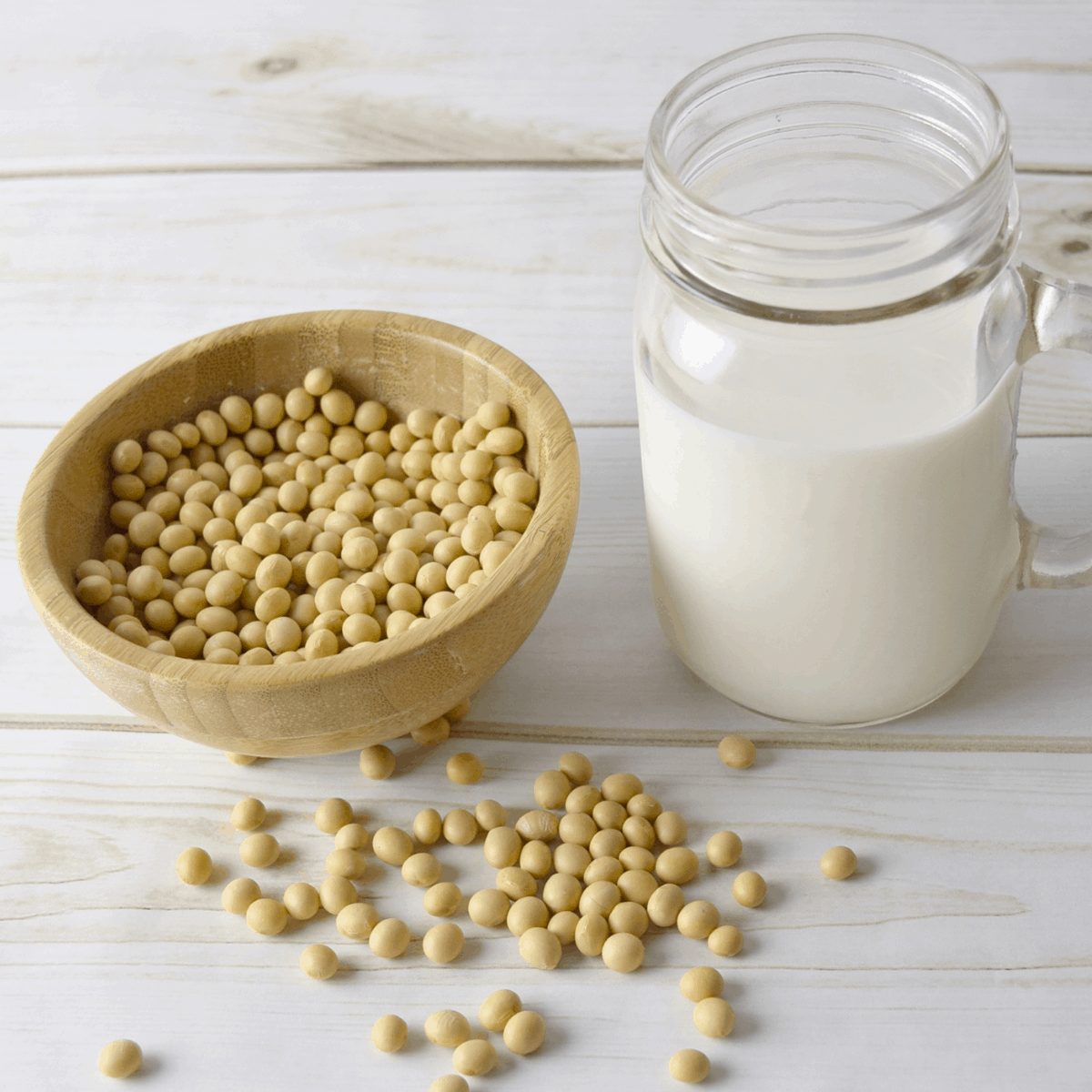 substitute for milk: soy milk and soy beans