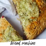 bread machine cranberry brie bread pin