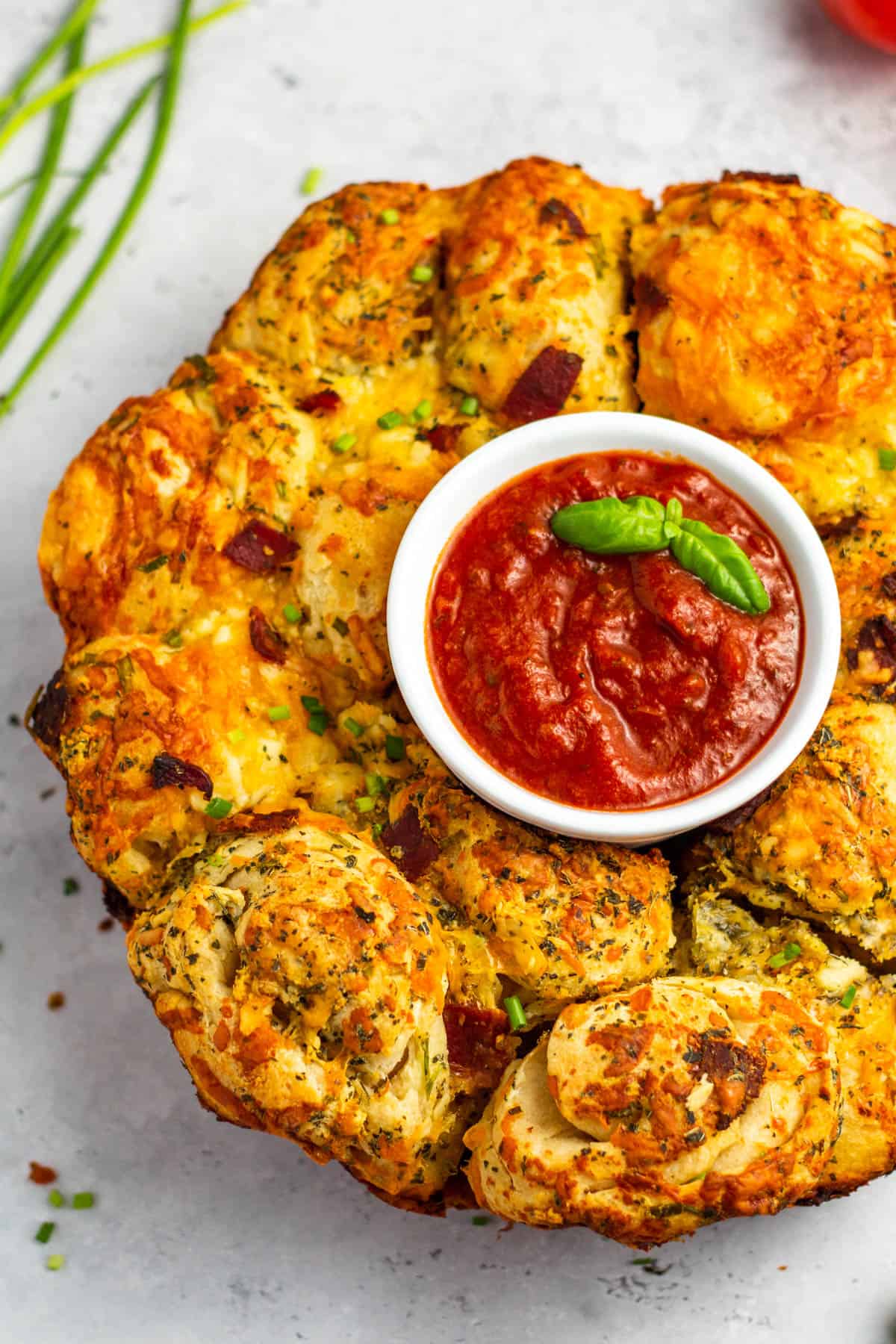 cheesy garlic bacon bread 