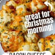 cheesy bacon pull apart bread pinterest image