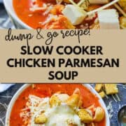 slow cooker chicken parmesan soup social media image