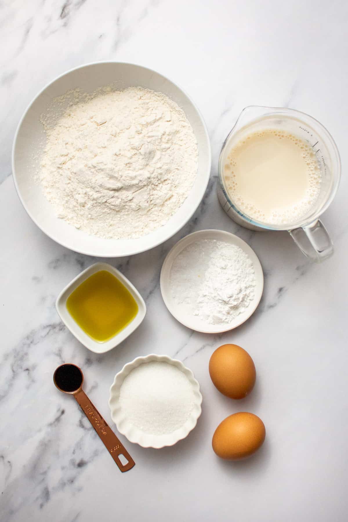 ingredients in oat milk pancakes
