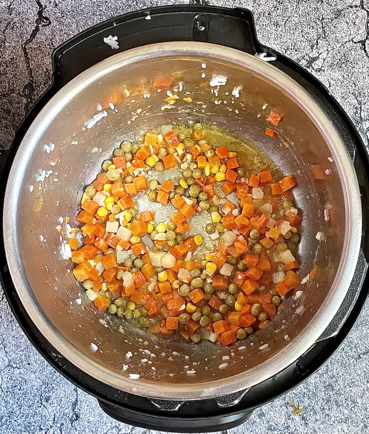 vegetables in an instant pot