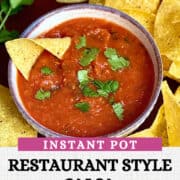 instant pot salsa pin