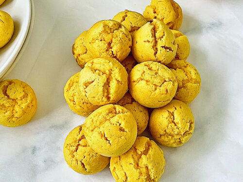 Air Fryer Lemon Drop Cookies - Using an Egg Bites Mold