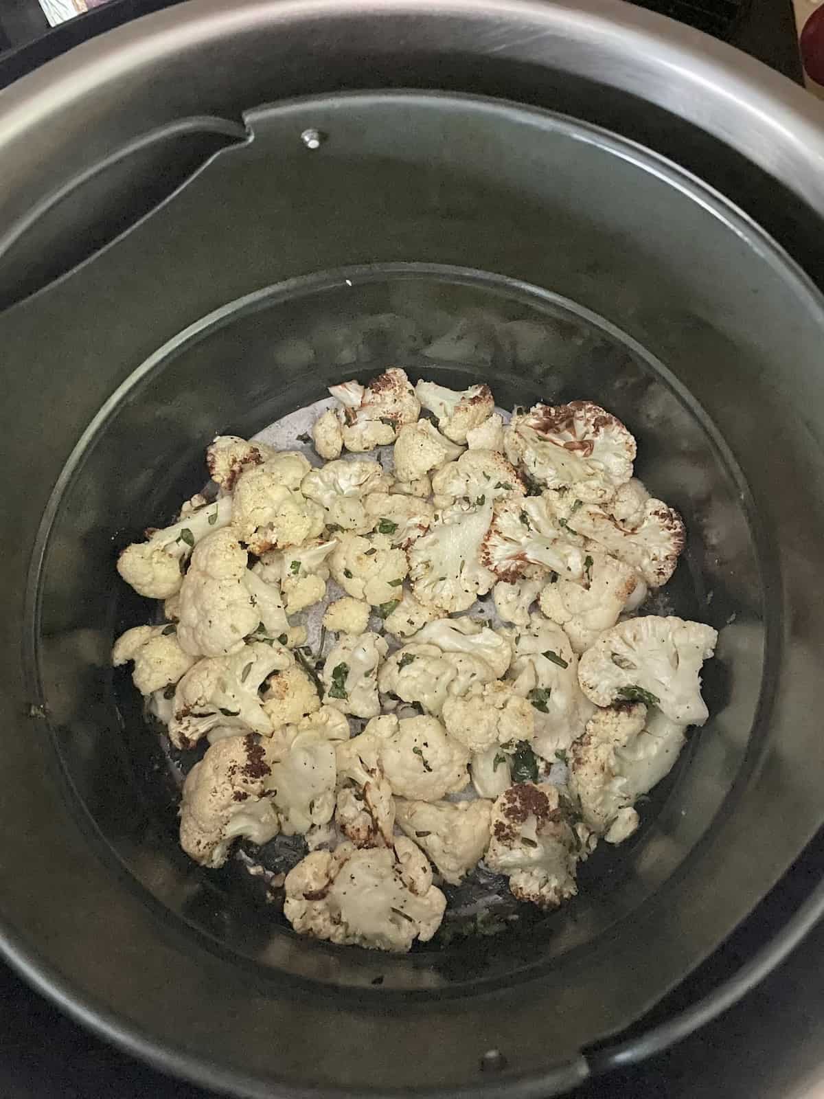 cauliflower cooked in the air fryer