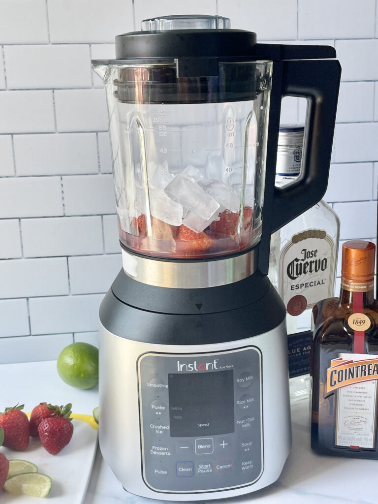 Frozen Strawberry Margarita The Best Blended Margarita Ratio!