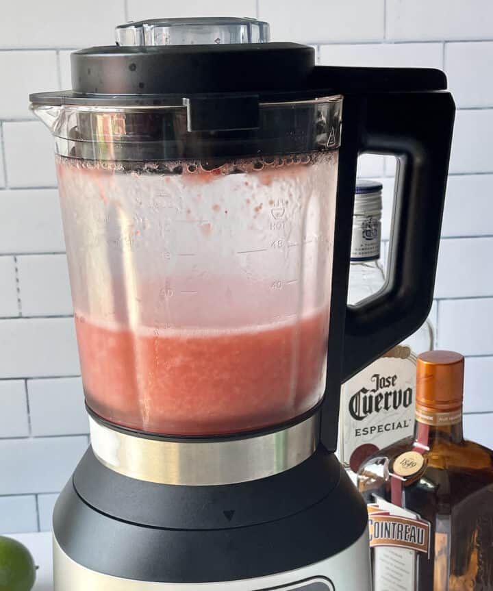 Frozen Strawberry Margarita The Best Blended Margarita Ratio!