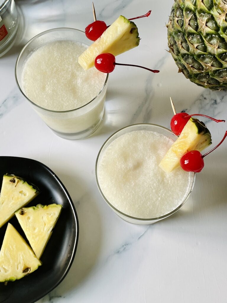 Frozen Piña Colada Cocktail Recipe Using a Blender Tasty Oven