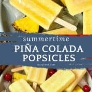 pina colada popsicle pinterest image