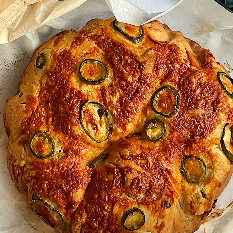 Cheddar Jalapeño Bread Bread Machine, Hand or Dutch Oven Directions
