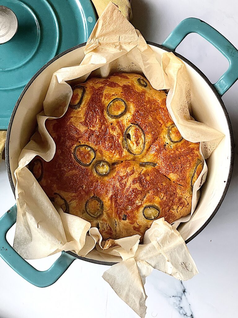 Cheddar Jalapeño Bread Bread Machine, Hand or Dutch Oven Directions