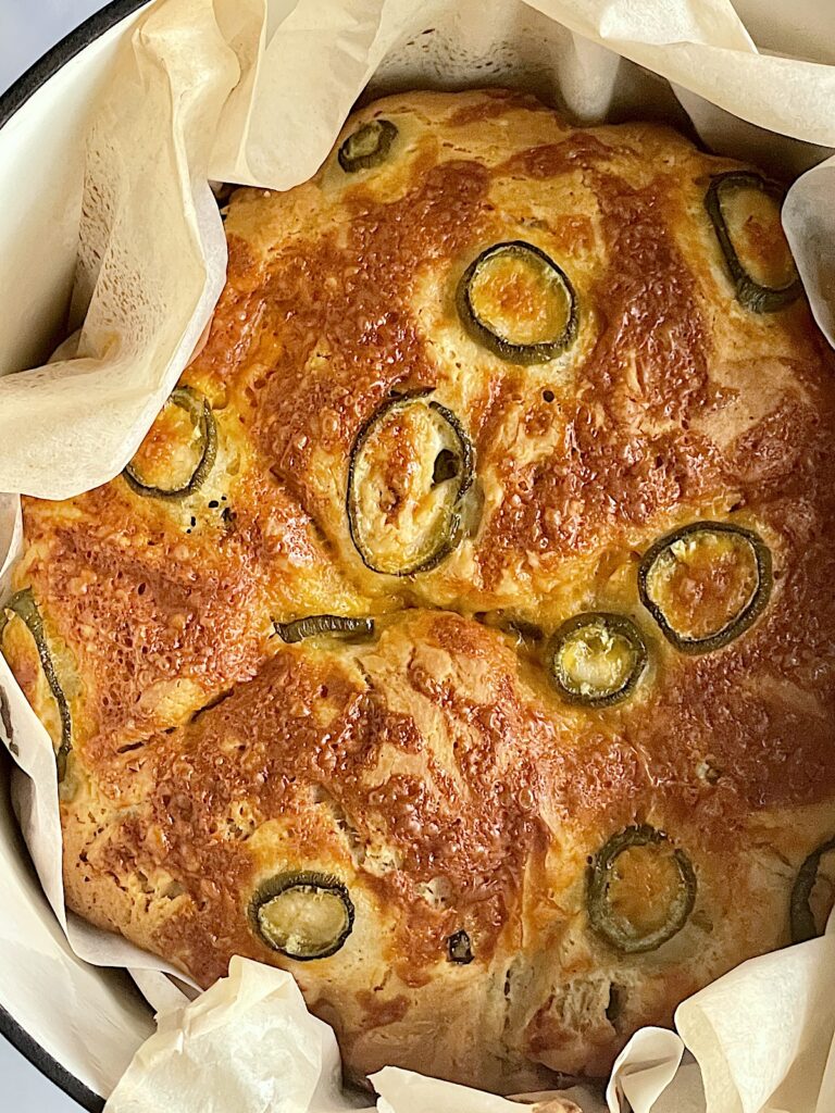 Cheddar Jalapeño Bread Bread Machine, Hand or Dutch Oven Directions