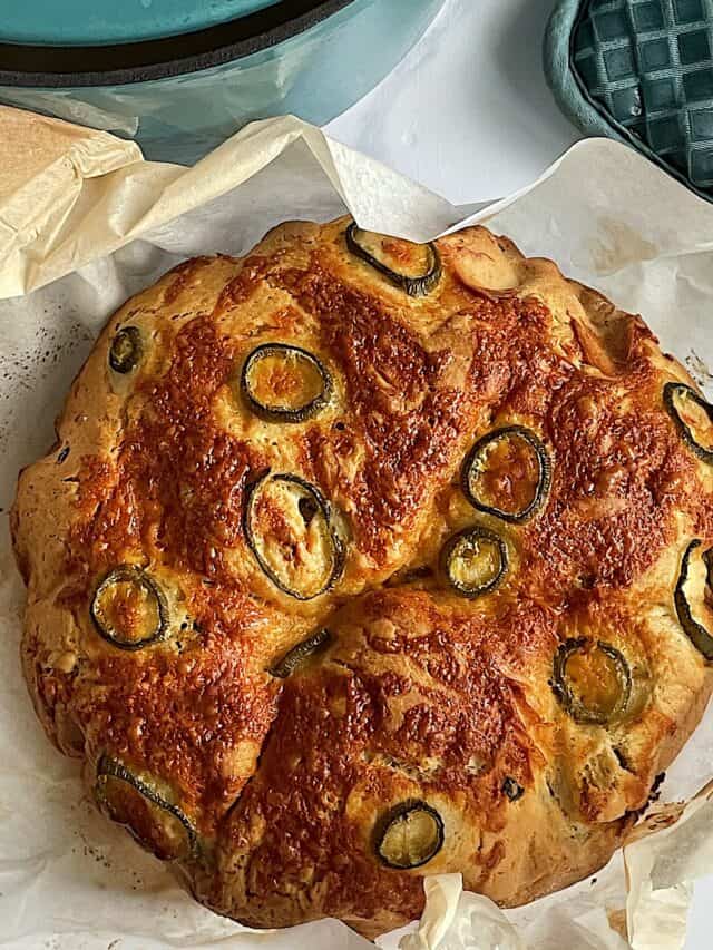 Cheddar Jalapeño Bread - Bread Machine, Hand Or Dutch Oven Directions