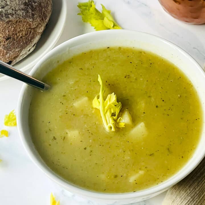 Instant Pot Celery Soup Vegan Celery Soup in 30 Minutes!