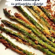 air fried asparagus parmesan pinterest image
