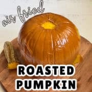 air fried pumpkin social media image