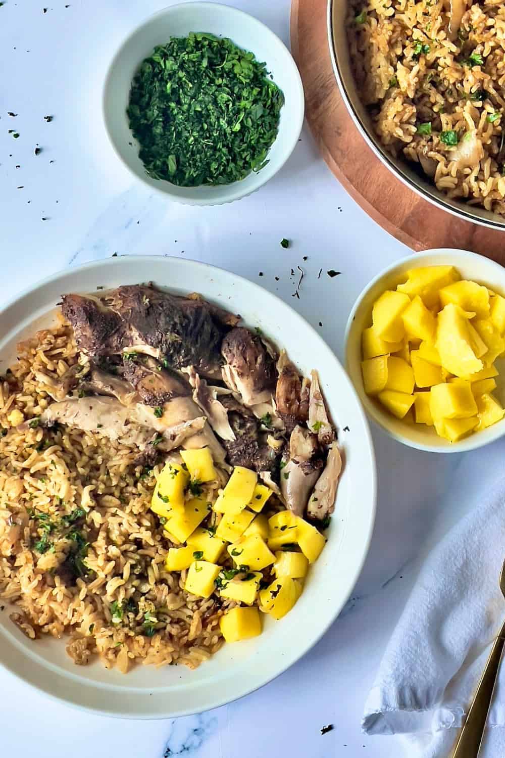 Instant Pot Jamaican Jerk Chicken and Rice