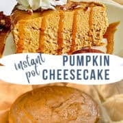 instant pot pumpkin spice cheesecake pinterest imag