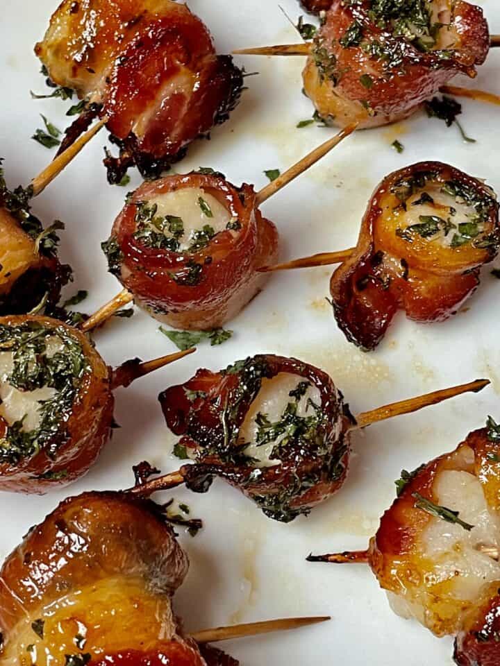 Air Fryer Bacon Wrapped Scallops Tasty Oven