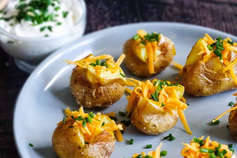 Crispy Baked Mini Potatoes Recipe - Tasty Oven