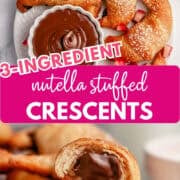 nutella crescent rolls pinterest image