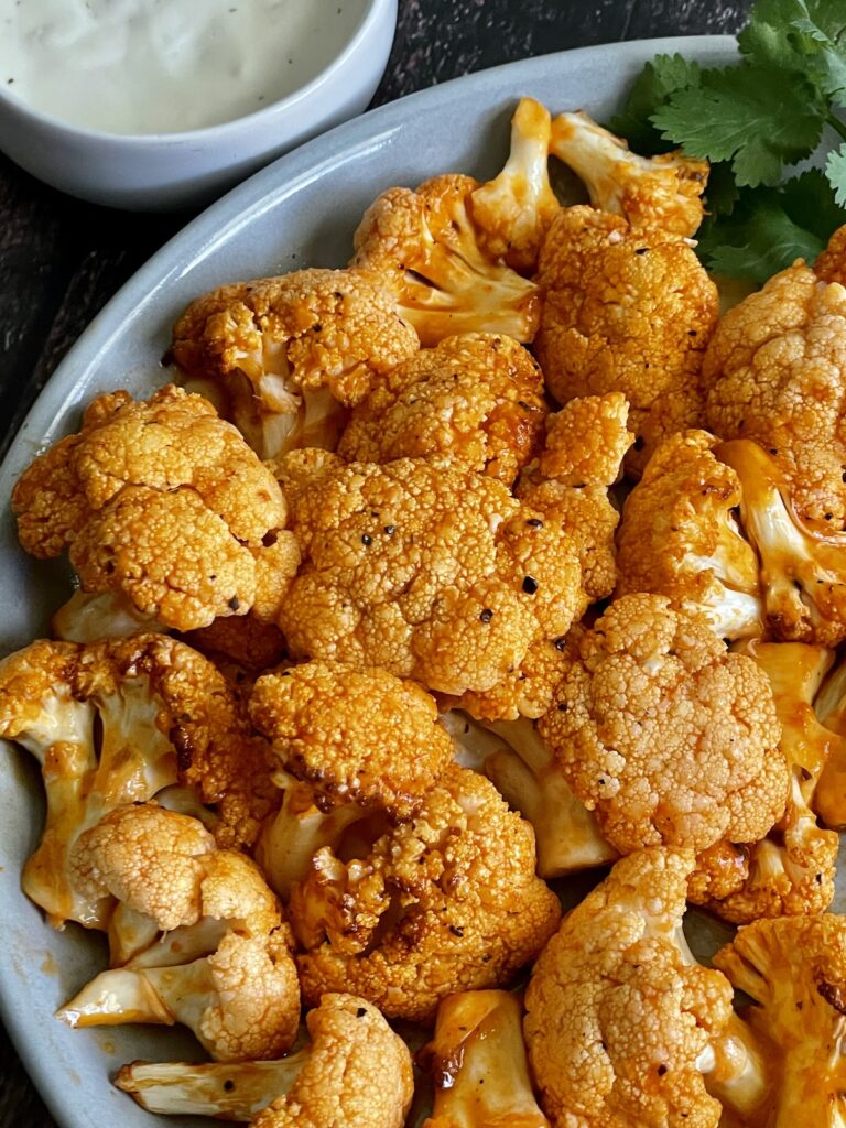 Air Fryer Buffalo Cauliflower Tasty Oven