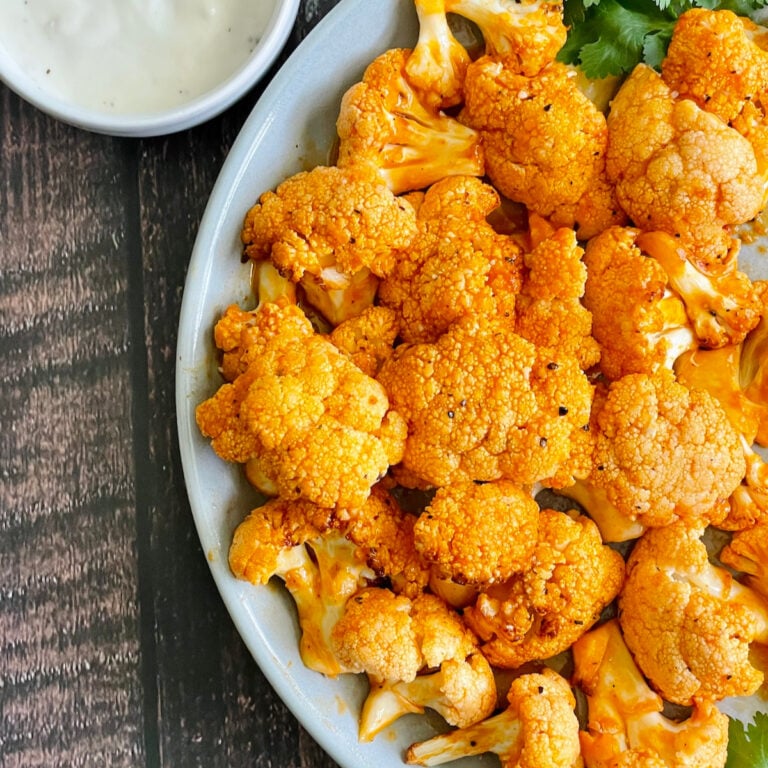 Air Fryer Buffalo Cauliflower Tasty Oven