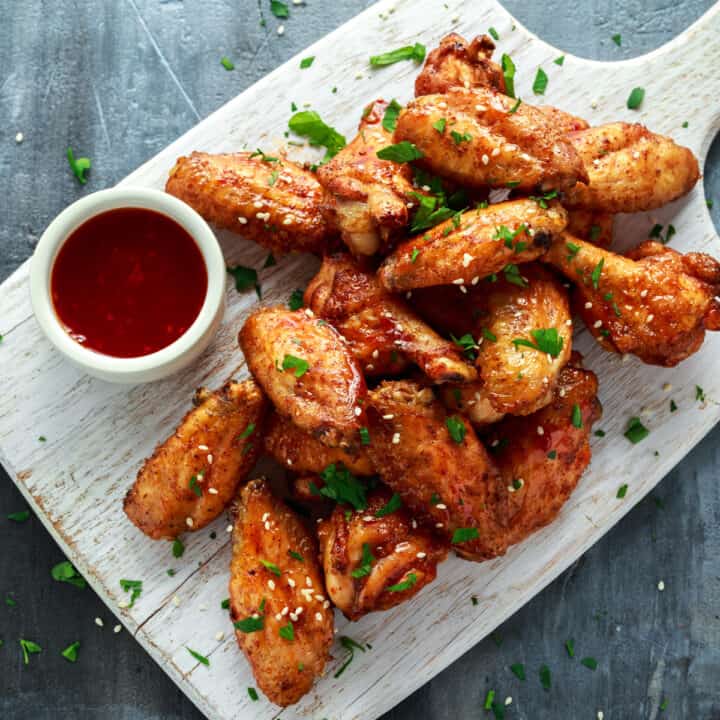 Air Fryer Frozen Chicken Wings (No Thaw Recipe) - Tasty Oven